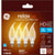 GE 60-Watt EQ CAC Daylight Dimmable Candle Light Bulb 4-Pack