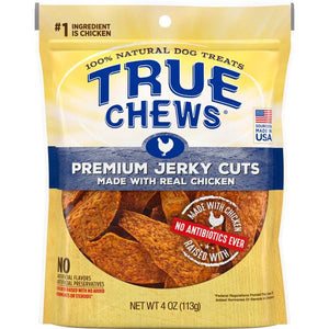 True Chews 4 oz Premium Jerky Cuts with Real Chicken Dog Treats