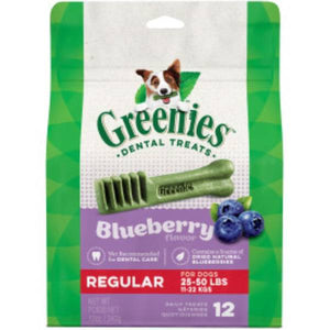Greenies 12 oz Blueberry Regular Dental Treats