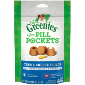 Feline Greenies 1.6 oz Feline Pill Pocket Tuna & Cheese