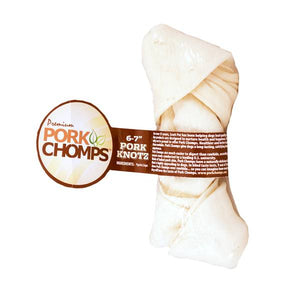 Pork Chomps 6-7" Knotted Bone