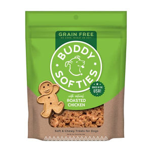 Buddy Biscuits 5 oz Softies Grain Free Soft & Chewy Treats with Roasted Chicken