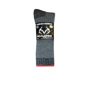 Realtree Men's Heavyweight Merino Wool Boot Socks