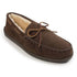 MINNETONKA Men's Suede Pile Lined Hardsole Slippers