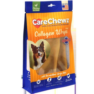 Pet Factory 2-Pack CareChewz Collagen Chicken Marinade Large Wraps
