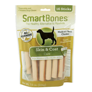 SmartBones 16-Pack Skin and Coat Sticks Dog Chews
