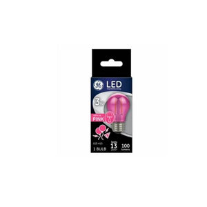 GE LED A15 Pink Party Light Bulb