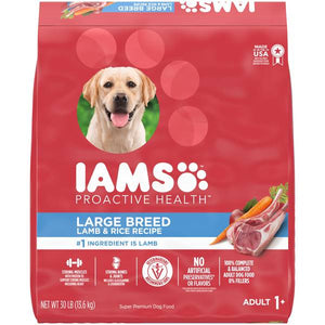 IAMS 30 lb Pro Active Health Adult Large Breed Lamb & Rice Recipe Dry Dog Food
