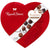 Russell Stover 20.1 oz Assorted Chocolate Red Foil Heart