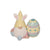 Transpac Imports Inc. Sitting Easter Gnome & Egg Salt/Pepper Shakers