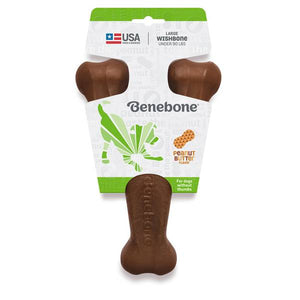 Benebone Large Peanut Butter Wishbone Chew