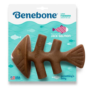 Benebone Fishbone Dog Chew Toy - Large