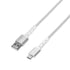 Lifeworks iHome 6' Durastrain Micro USB to A Nylon Cable with Wrap