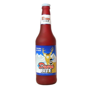 Silly Squeakers Beer Bottle-Deers Bite Dog Toy