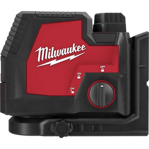 Milwaukee USB Rechargeable Green Cross Line & Plumb Points Laser