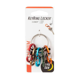 Nite Ize KeyRing Locker S-Biner Aluminum