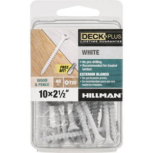 Hillman 40-Pack Deck Plus Exterior Deck Screws
