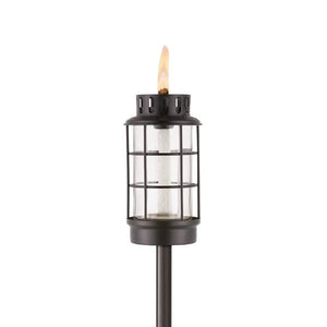 Lamplight Easy Install 65" TIKI Torch Metal Lantern