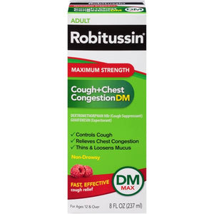 Robitussin Maximum Strength Cough+Congestion DM