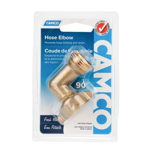 Camco Hose Elbow 90 Degree with Gripper