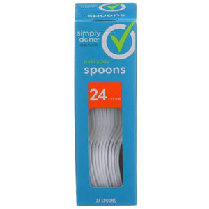 Simply Done 24-Count Everyday Spoons