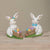 Gerson Easter Bunny with Wheelbarrow and Eggs Assortment