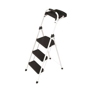 Lift Ladders 3 Step Steel Ladder with Folding Tray