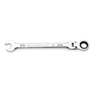 GearWrench 9/16" 12 Point Flex-Head Ratcheting Wrench
