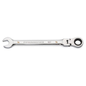 GearWrench 14mm 12 Point Flex-Head Ratcheting Wrench
