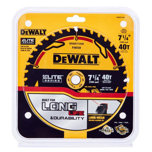DEWALT Elite Series 7-1/4" 40T Circular Saw Blade