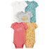 Carter's Infant Girl's 5-Pack Short Sleeve Bodysuits