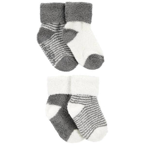 Carter's Infant Boy's 4-Pack Chenille Booties