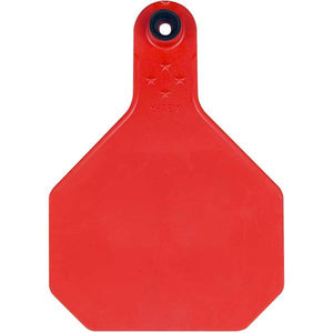 Y-Tex 25-Pack All American Large Red Blank Ear Tags