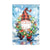 Evergreen Enterprises Gnome Christmas Wreath House Flag