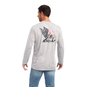 ARIAT Men's Charger Free Bird Long Sleeve T-Shirt
