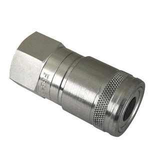 Apache 1/2" Female Pipe Thread Flat Face Quick Disconnect Skid Steer Coupler