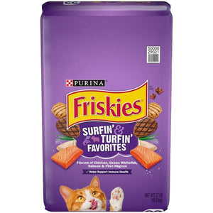 Friskies 22lb Surfin' and Turfin' Favorites Dry Cat Food