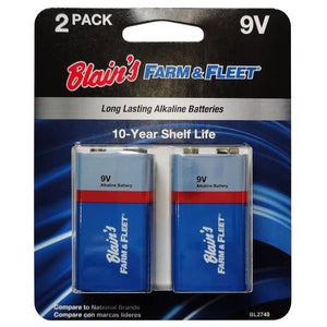 Blain's Farm & Fleet 2-Pack 9V Alkaline Batteries