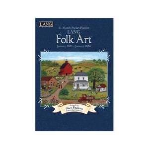 Lang 2023 Folk Art Monthly Pocket Planner