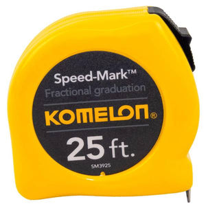 Komelon 25' Professional Speed-Mark Tape Measure