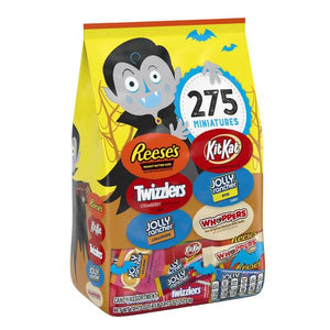 Hershey's 275-Piece Miniatures Flavored Assortment Candy Bulk Variety Bag