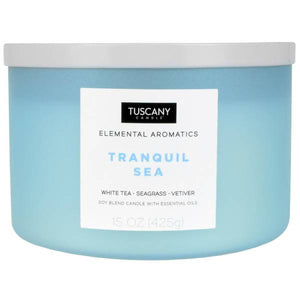 Tuscany Candle 15oz Tranquil Sea Candle