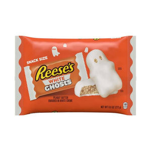 Reese's 9.6 oz White Creme Peanut Butter Ghosts Snack Size Candy Bag