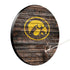 Victory Tailgate Iowa Hawkeyes NCAA Hook and Ring Game Weathered Design