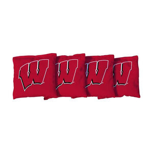 Victory Tailgate 4-Pack Wisconsin Badgers NCAA Regulation Corn Filled Cornhole Bags