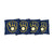 Victory Tailgate 4-Pack Milwaukee Brewers MLB Regulation Corn Filled Cornhole Bags