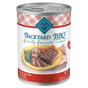 Blue Buffalo Life Protection 12.5 oz Family Favorites Natural Backyard BBQ Adult Wet Dog Food Can