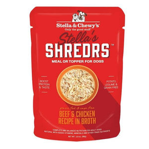 Stella & Chewy's 2.8 oz Shreds Beef and Chicken in Broth Dog Food