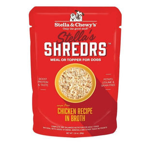 Stella & Chewy's 2.8 oz Shredrs Cage Free Chicken in Broth Dog Food