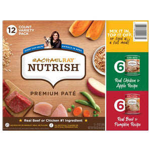 Rachael Ray Nutrish 12-Count 13 oz Cans Premium Wet Dog Food Variety Pack